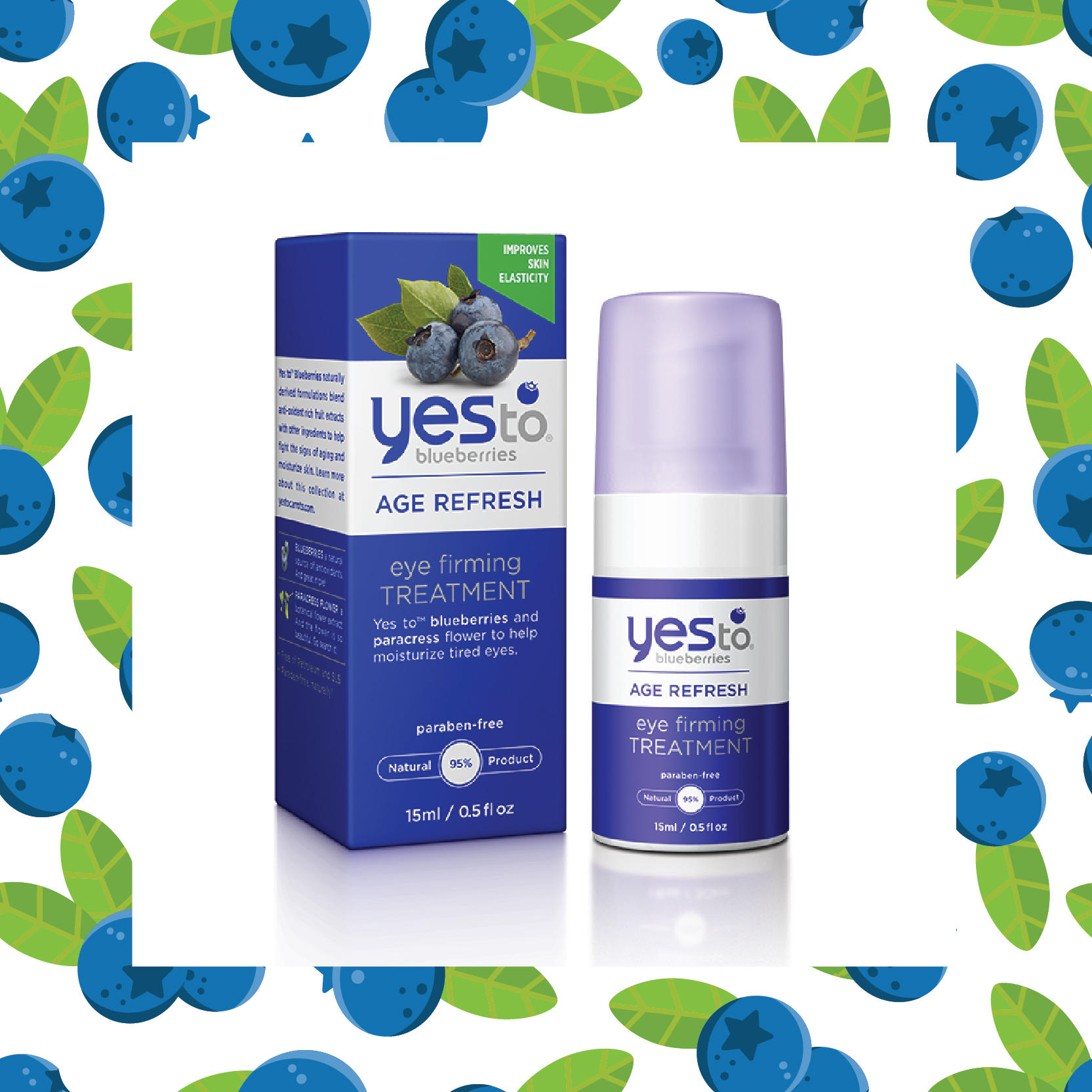 Yes to blueberries eye firming treatment product image