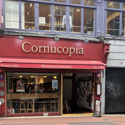 Cornucopia restaurant front