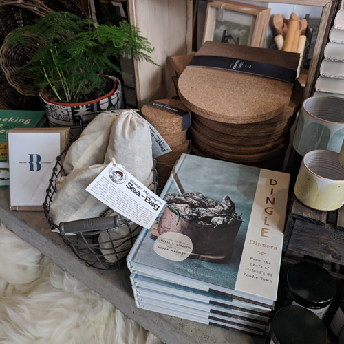 Seaweed bath bags and Irish cookbook