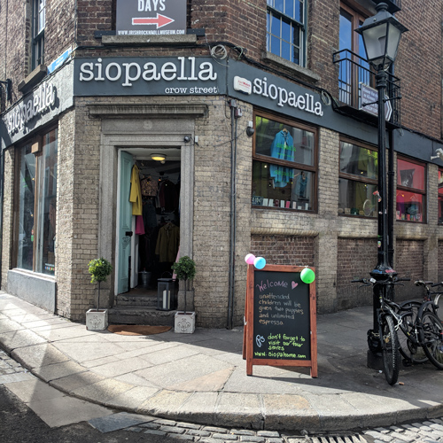 Siopaella Crow Street Dublin store front