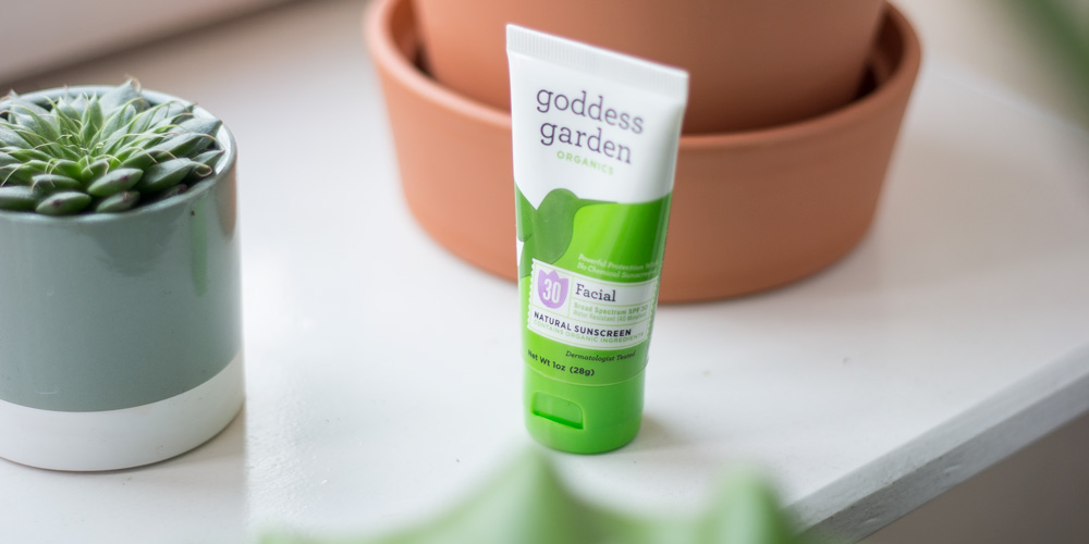 Natural Mineral Sunscreen - Goddess Garden Facial Sunscreen