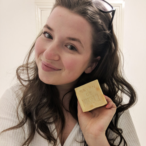 Selfie with no makeup - Testing Marseille Soap claims