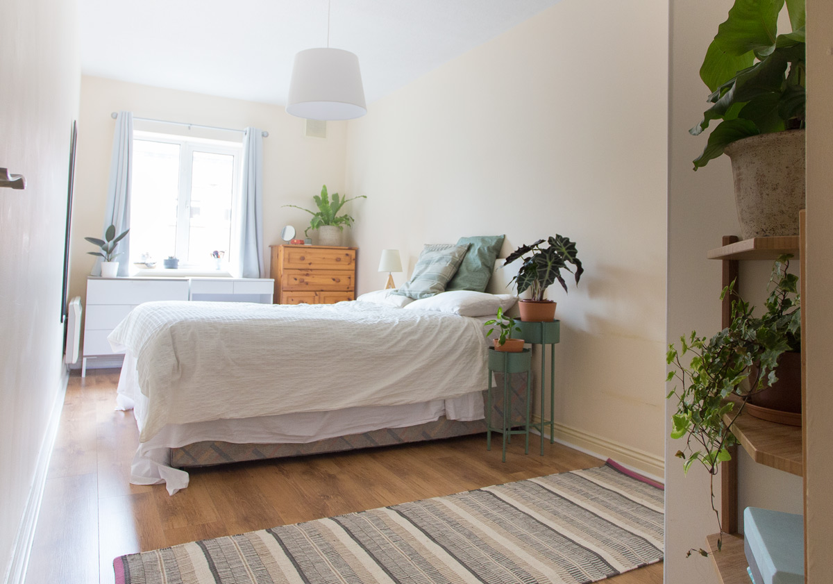 Final Result - Sustainable & Conscious Bedroom Makeover on a budget