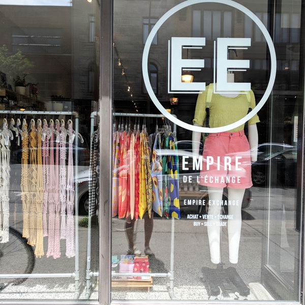 Empire Exchange - Eco Friendly Montreal - Sustainable Shopping in the City