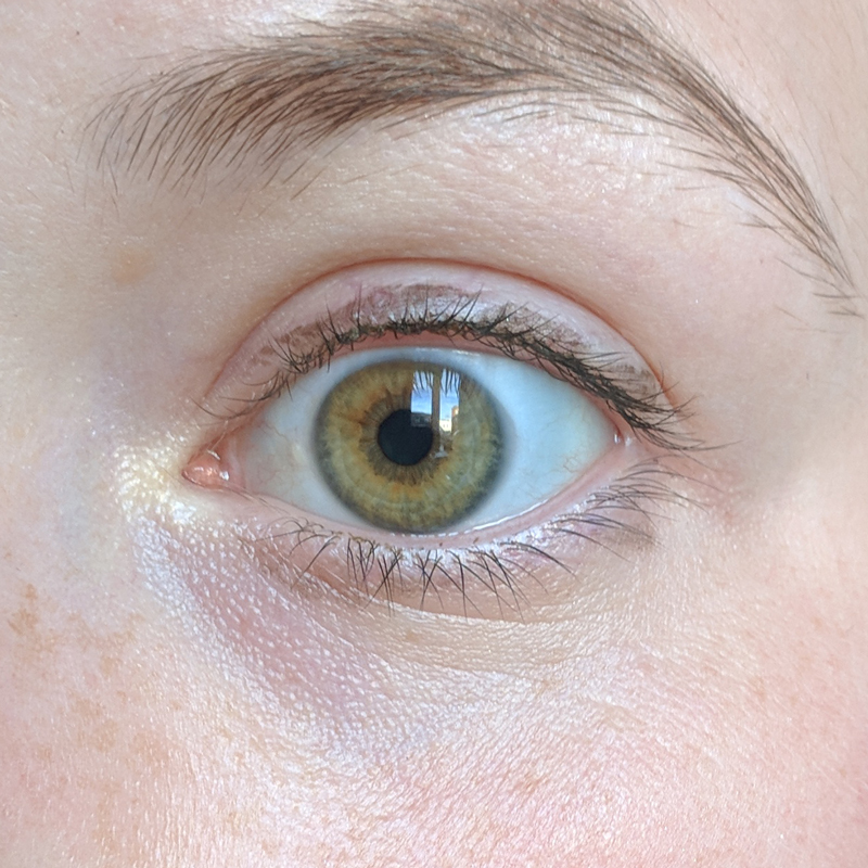 The result - Plant Based eyelash tint