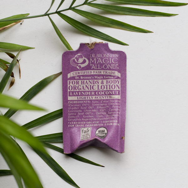Dr. Bronner's Organic Lavender and Coconut Body Lotion - Testing Green Beauty : Samples Edition