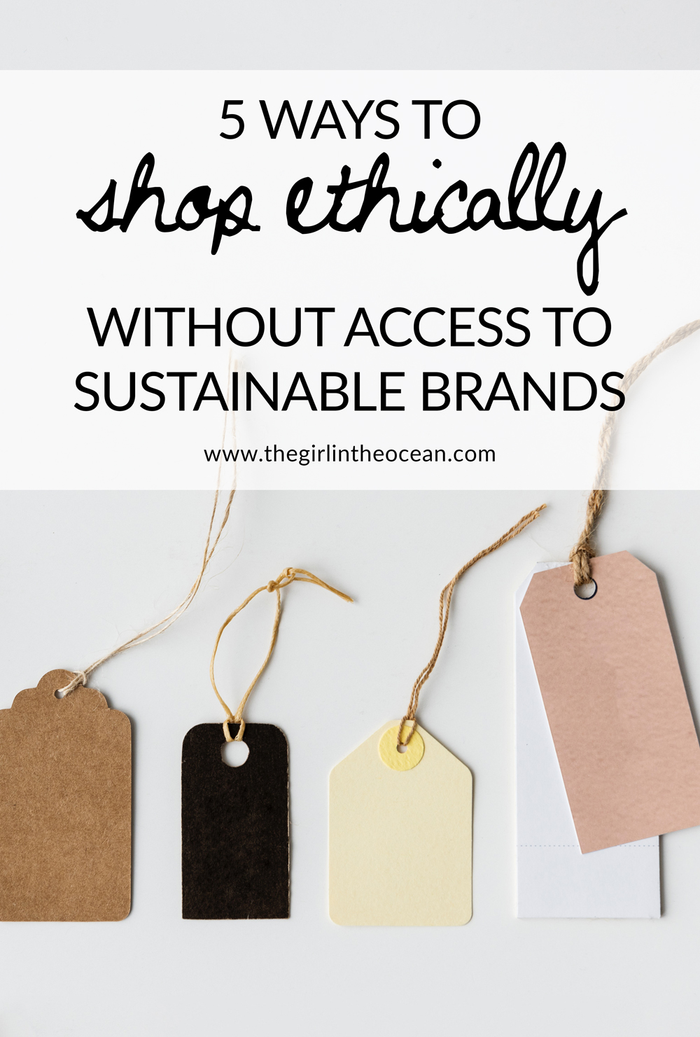 5 Ways to Shop Ethically Without Access to Sustainable Brands