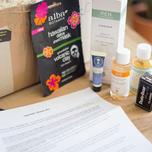 What's included - Irish natural beauty box